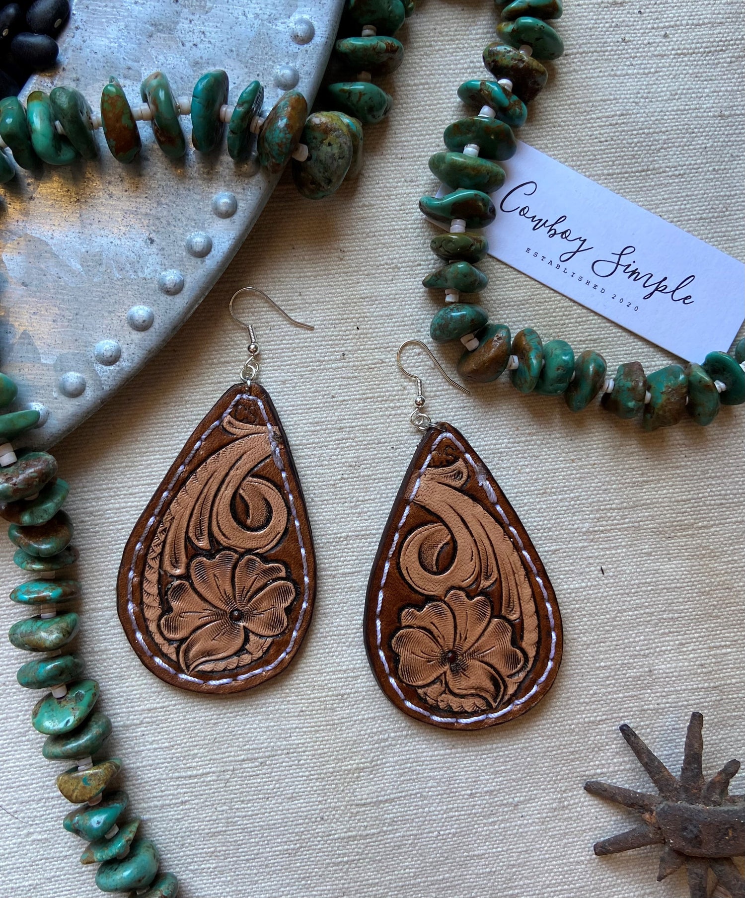 Leather Earrings