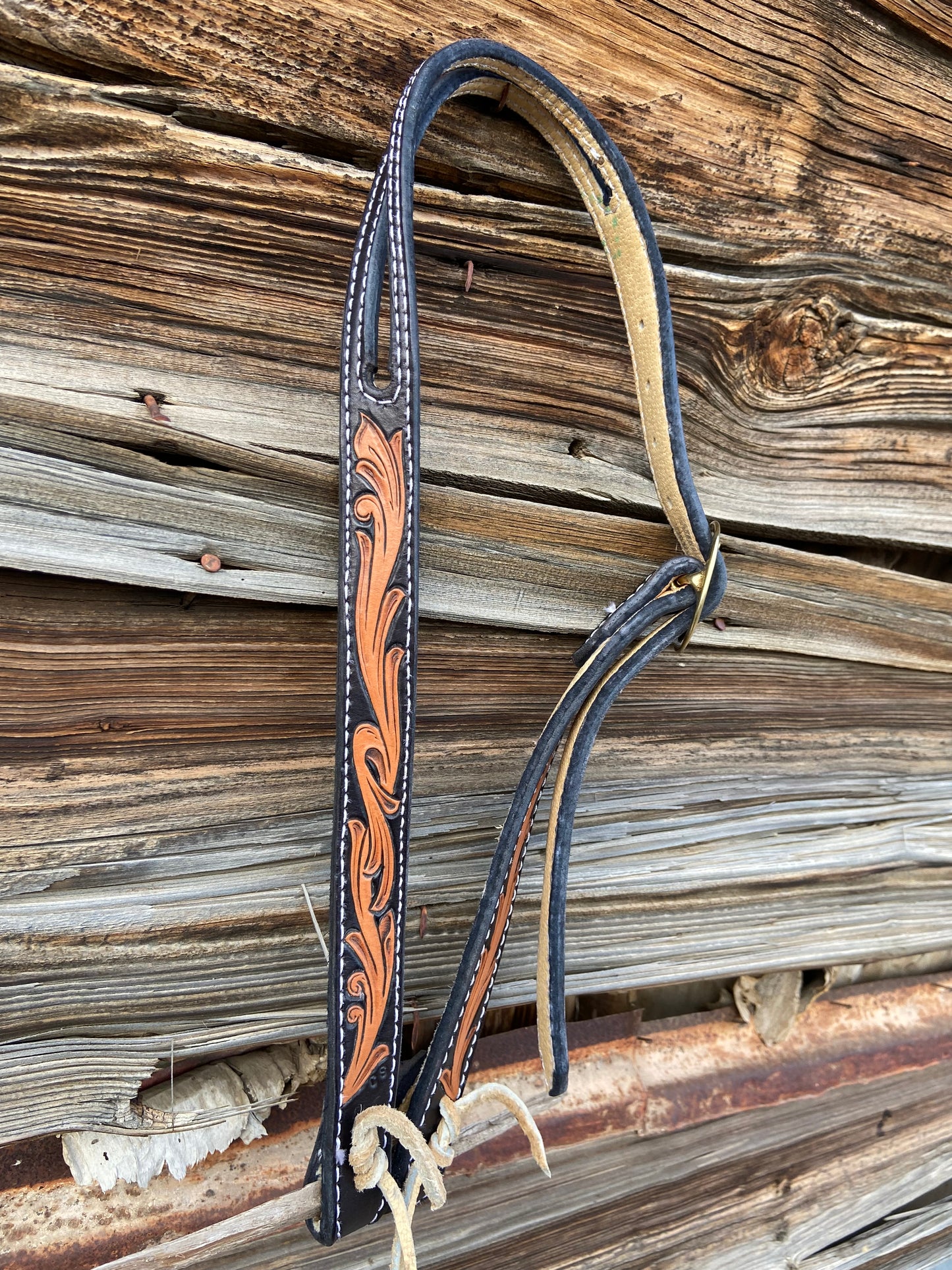 Black&Tan Split-ear Headstall