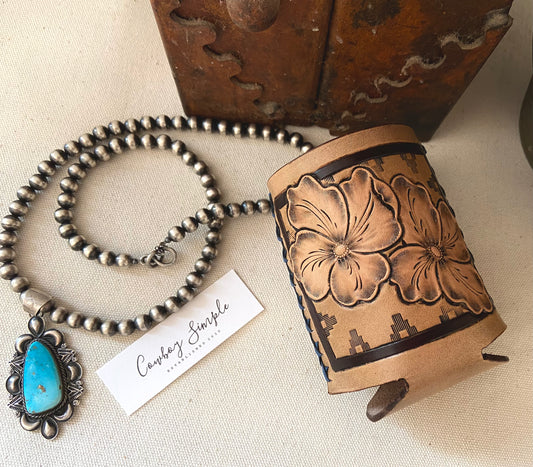 Double Flowers Coozie