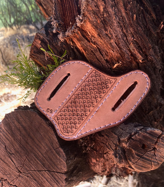 (Small) Geometric Stamped Pancake Sheath