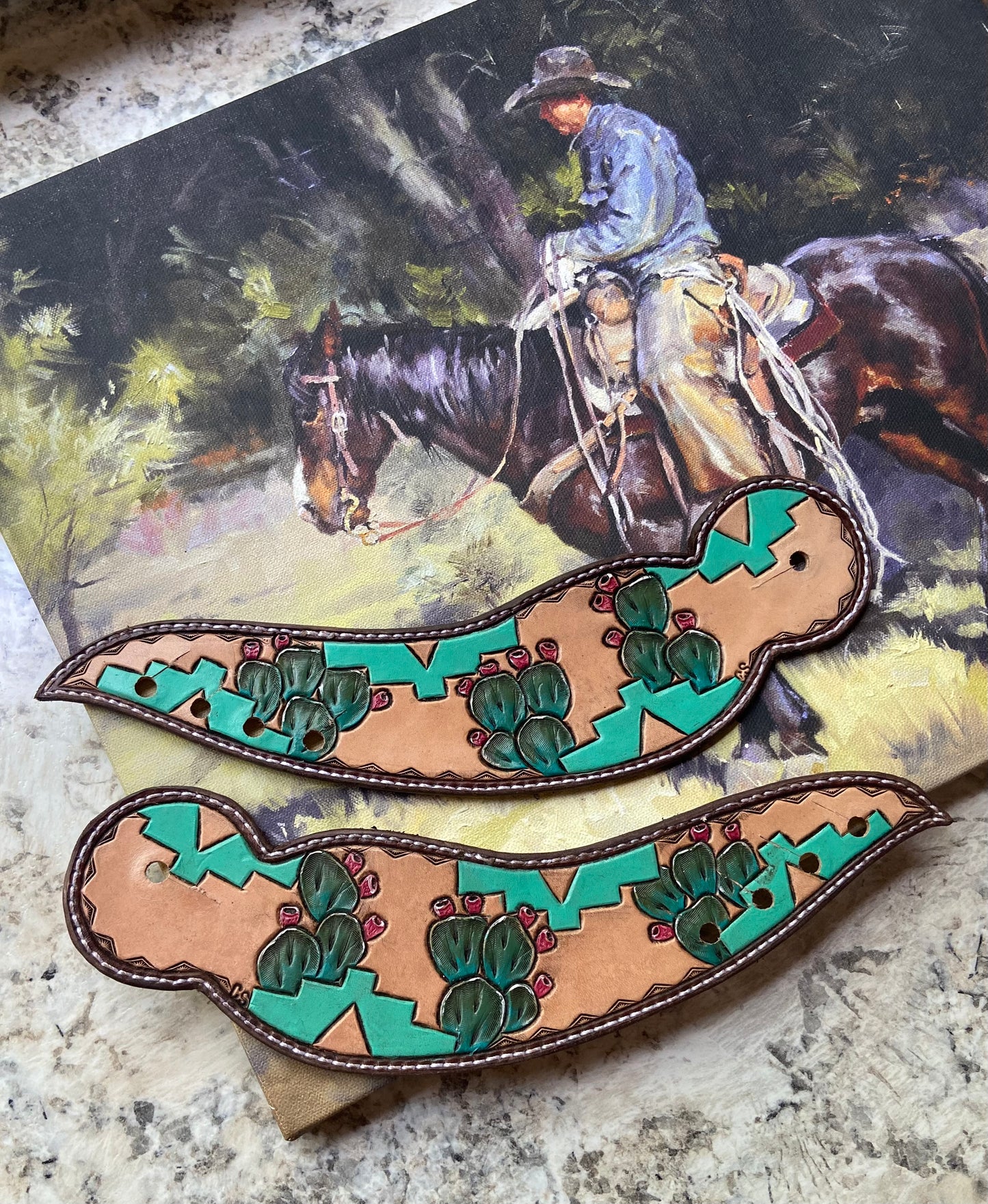 Santa Fe Dove Wing Spur Straps